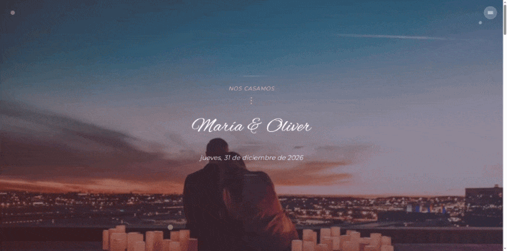 Demo de plantilla bohemio en acción